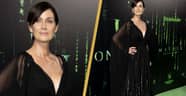 Carrie-Anne Moss’ Matrix Code Red Carpet Dress At Premiere Is Seriously Impressive