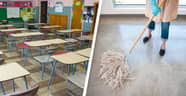 High School Students Replace Janitors To Clean Classrooms