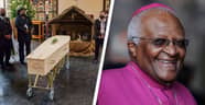 Desmond Tutu Laid To Rest In Cheapest Coffin Available To Honour Final Wish