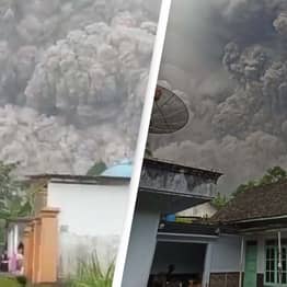 Mount Semeru Erupts Sending Ash ‘40,000ft Into Sky’