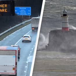 ‘Danger To Life’ Weather Warning Issued With 90mph Winds Set To Batter Britain