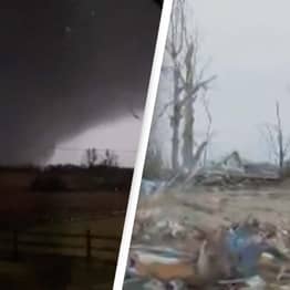 Fatal Kentucky Tornado Illuminated In Dark By Lightning In Terrifying Video