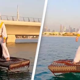 Man Creates ‘Flying Magic Carpet’ And It Looks Incredible