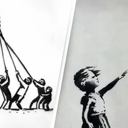 Banksy Designs And Sells T-Shirts To Fund People Accused Of Toppling Slave Trader Statue