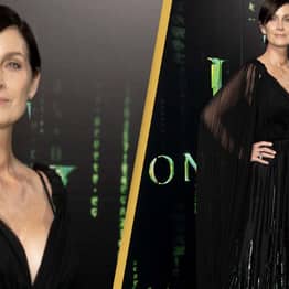 Carrie-Anne Moss’ Matrix Code Red Carpet Dress At Premiere Is Seriously Impressive