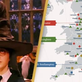Harry Potter: UK Divided Into Hogwarts Houses With National Sorting Hat
