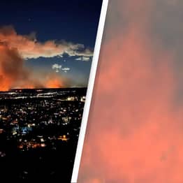 News Crew Flees Rapid Colorado Wild Fires In Shocking Footage