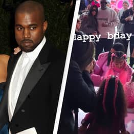 Kim Kardashian And Kanye West ‘Keep Their Distance’ At Birthday Party