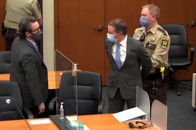 Derek Chauvin in court (Alamy)