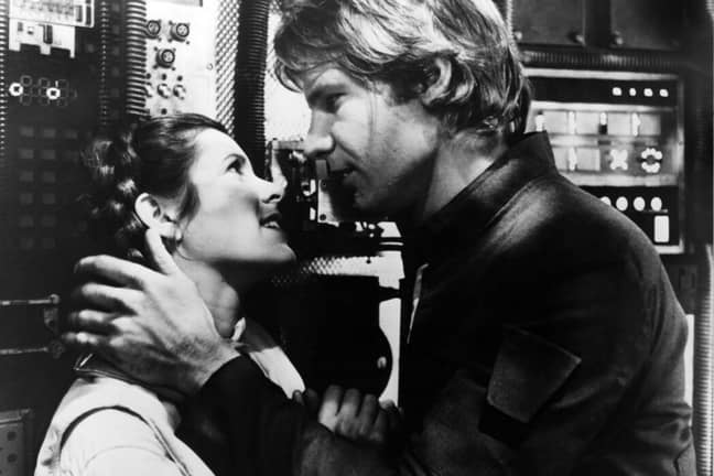Carrie Fisher and Harrison Ford (Alamy)