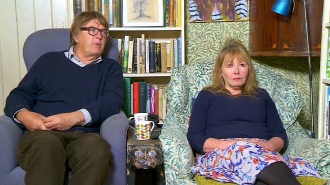 Mary and Giles in Gogglebox. (Channel 4)