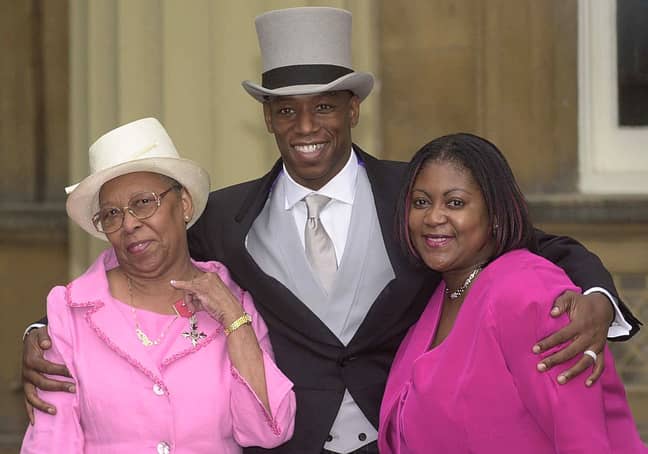 Ian Wright and his mum Nesta (PA Images)