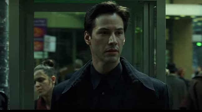 Keanu Reeves The Matrix Stunt - Warner Bros. 