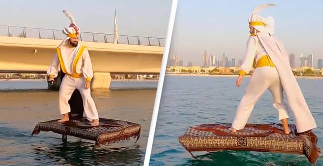 Man Creates 'Flying Magic Carpet' And It Looks Incredible