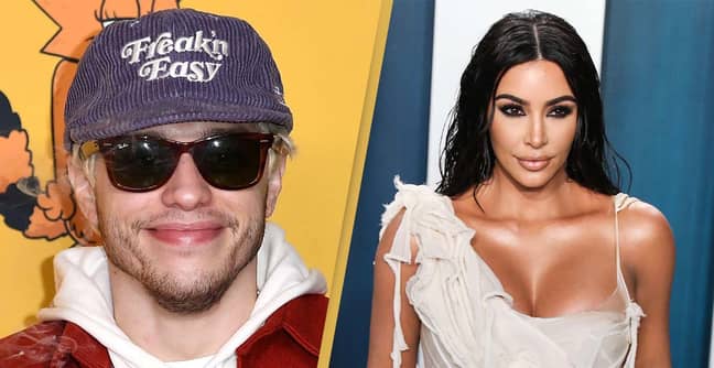 Pete Davidson Spotted 'Beaming' As He Left Kim Kardashian's Hotel After Spending The Night
