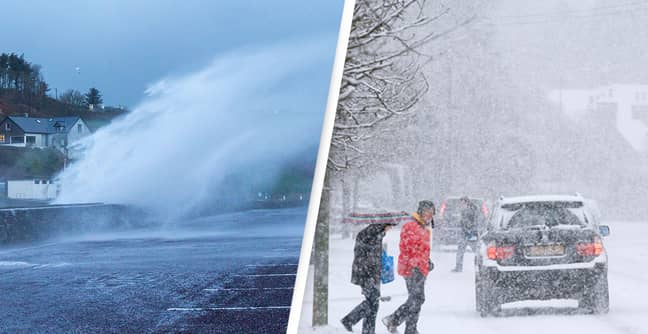 Storm Barra: Met Office Issues Yellow Warnings For Snow And Wind