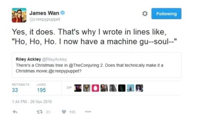 James Wan (@creepypuppet/Twitter)