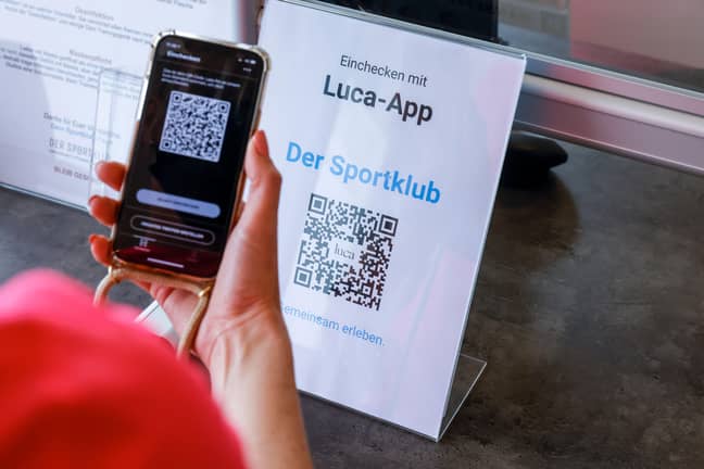 Luca app in Germany (Alamy)