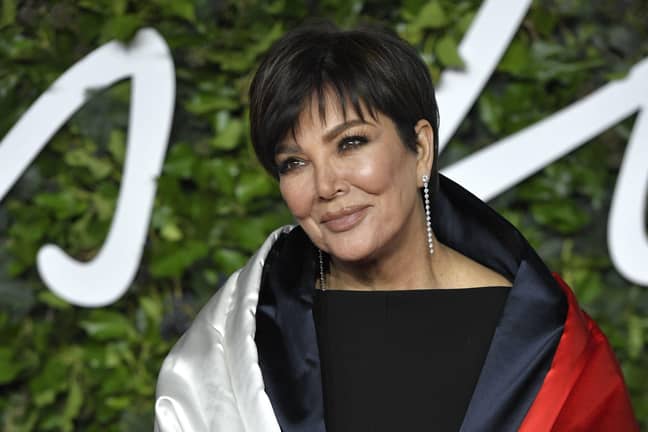 Kris Jenner Saved By Stormi Webster Question About Kim K and Pete - Alamy 