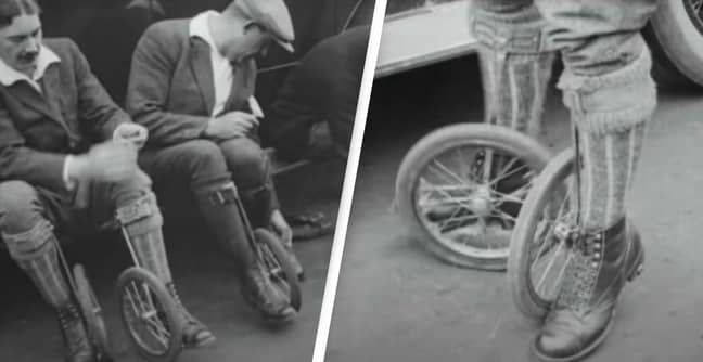 The First Recorded Demonstration Of Rollerblades In 1923 Is A Sight To Behold