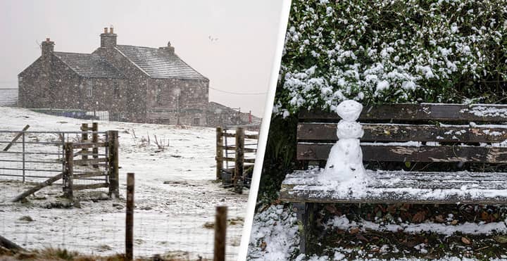 White Christmas: Met Office Issues Yellow Warning For Snow