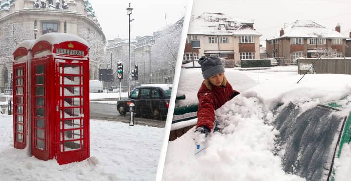 Met Office Issues Warning As Sub-Zero Temperatures And Snow Set To Hit UK