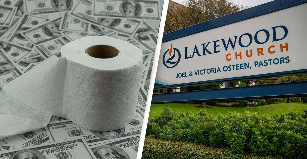 Plumber Finds Stash Of Money Hidden Behind Toilet In Celebrity Preacher's Home - Alamy 