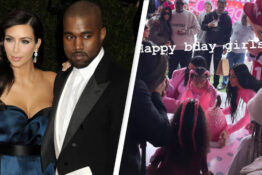 Kim Kardashian And Kanye West 'Keep Their Distance' At Birthday Party